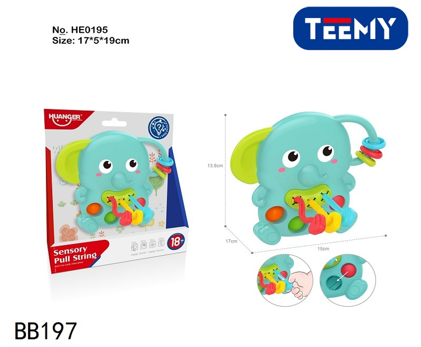 SONAJERO DE BEBES DIDACTICO, PRECIO PUBLICADO ES AL POR MAYOR Y DEBEN SER 3 UNIDADES DEL MISMO  (BB197) 1