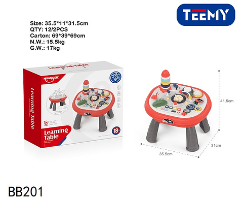 MESA DIDACTICA DE APRENDIZAJE , 3 DEL MISMO POR MAYOR  (BB201)