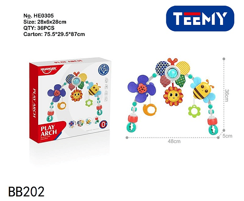 ARCO SONAJERO PARA BEBES, PRECIO PUBLICADO ES AL POR MAYOR Y DEBEN SER 3 UNIDADES DEL MISMO  (BB202)