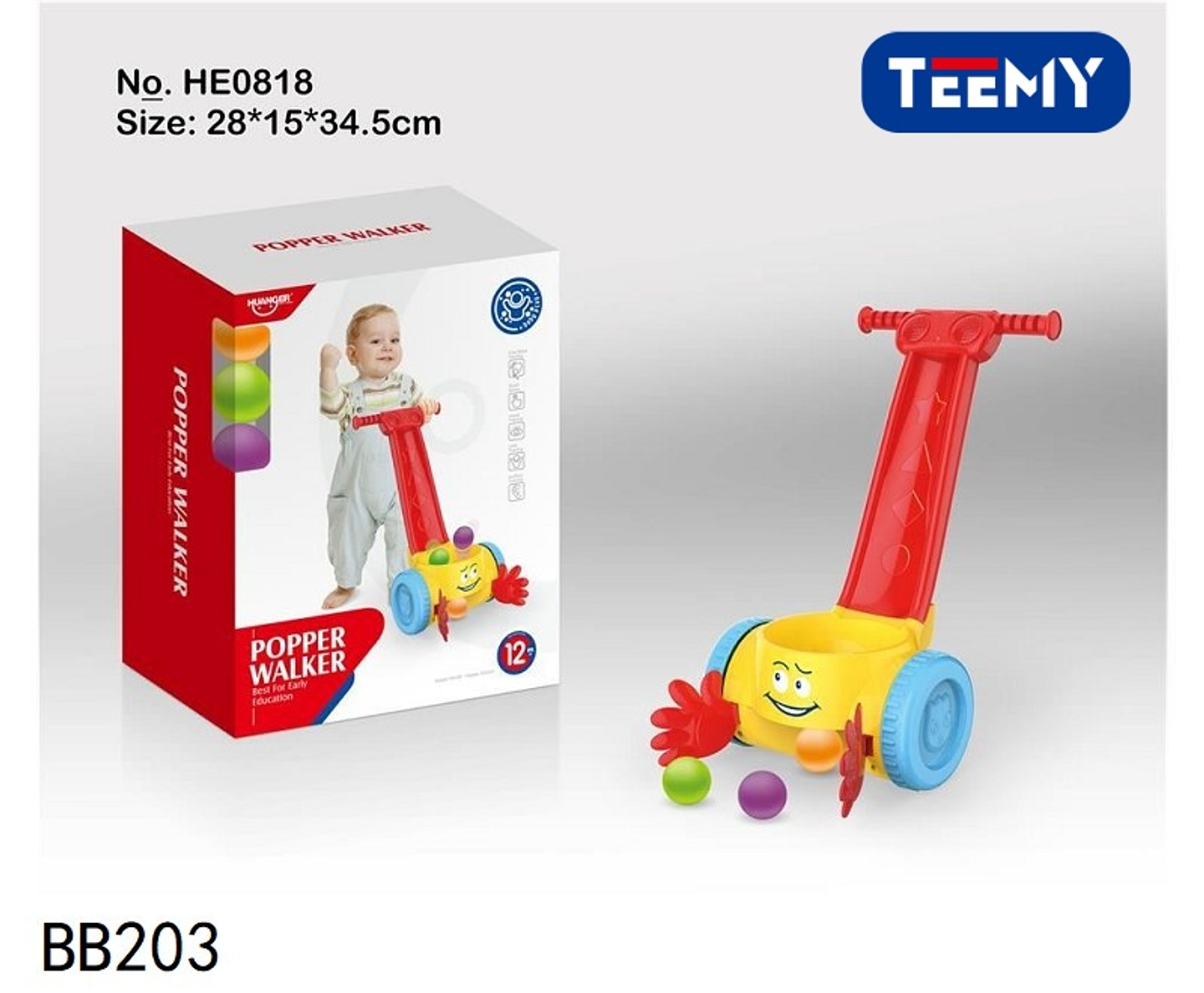 ANDADOR CON SONAJERO PARA BEBES, PRECIO PUBLICADO ES AL POR MAYOR Y DEBEN SER 3 UNIDADES DEL MISMO  (BB203) 1