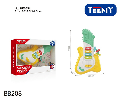 GUITARRA MUSICAL  , PRECIO PUBLICADO ES AL POR MAYOR Y DEBEN SER 3 UNIDADES DEL MISMO  (BB208)