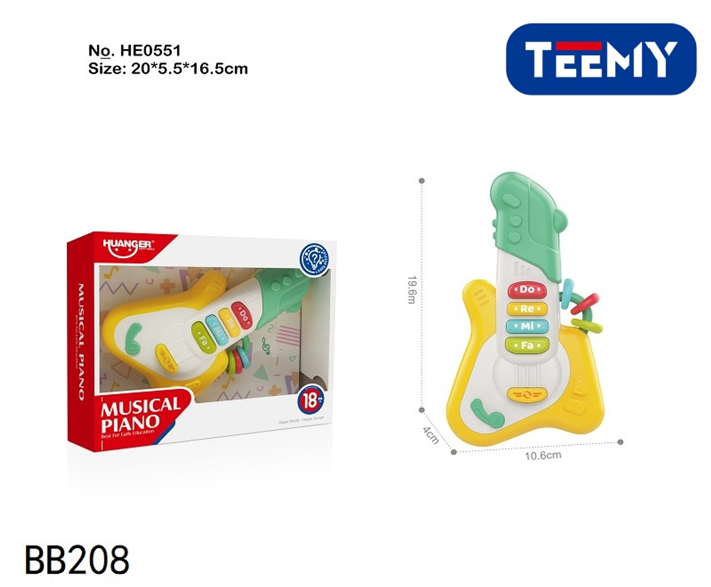 GUITARRA MUSICAL  , PRECIO PUBLICADO ES AL POR MAYOR Y DEBEN SER 3 UNIDADES DEL MISMO  (BB208) 1