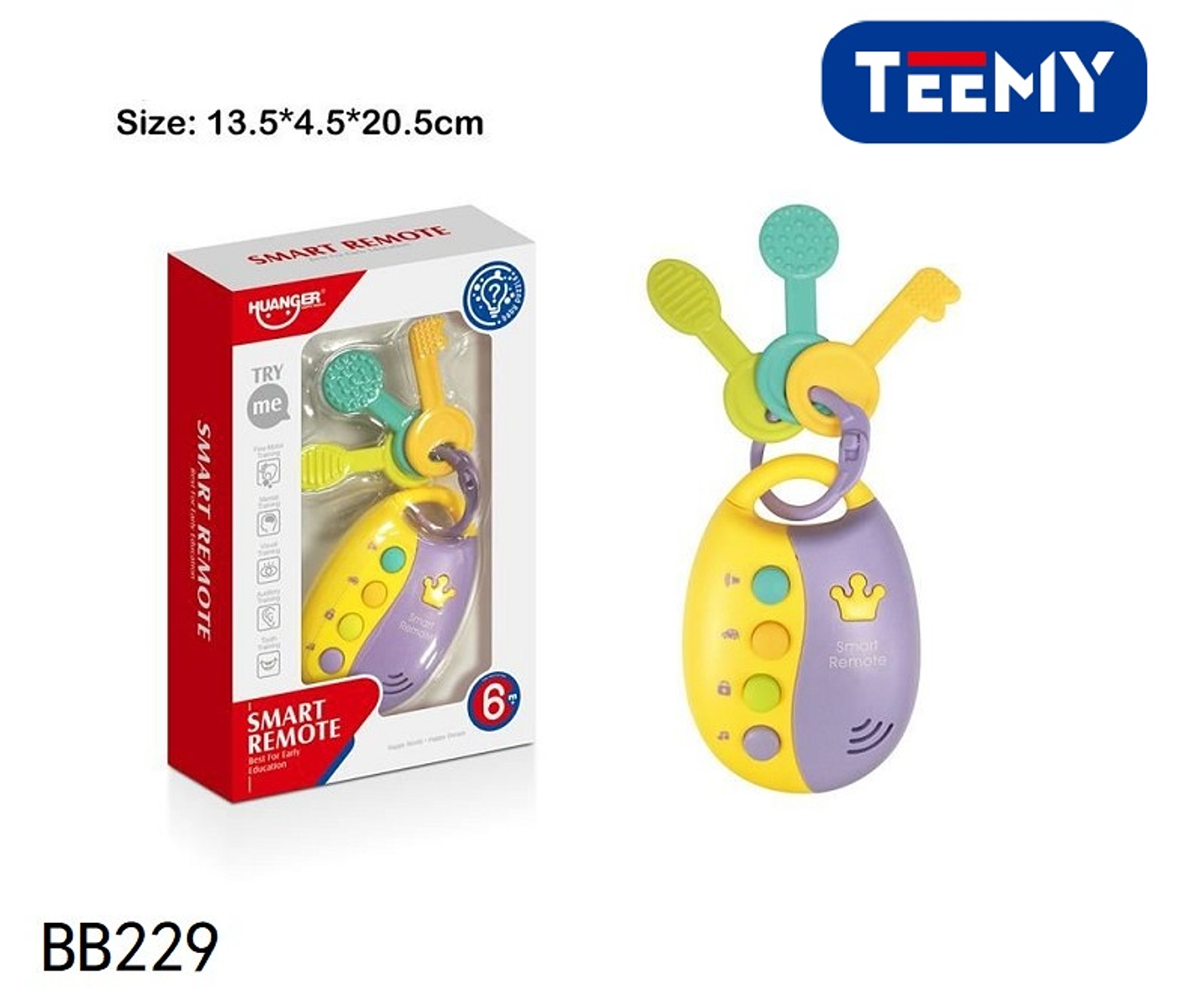 LLAVES CON CONTROL PARA BEBES, PRECIO PUBLICADO ES AL POR MAYOR Y DEBEN SER 3 UNIDADES DEL MISMO  (BB229) 1