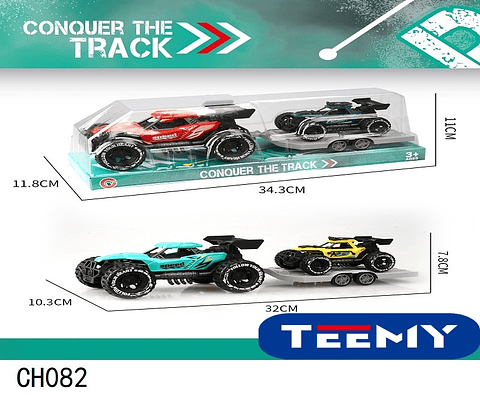 CARRO CON REMOLQUE, PRECIO PUBLICADO ES AL POR MAYOR Y DEBEN SER 3 UNIDADES DEL MISMO  (CH082)