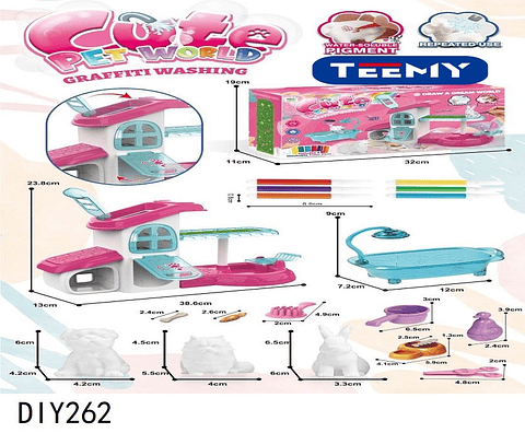 JUEGO DE PINTURA, PRECIO PUBLICADO ES AL POR MAYOR Y DEBEN SER 3 UNIDADES DEL MISMO  (DIY262)