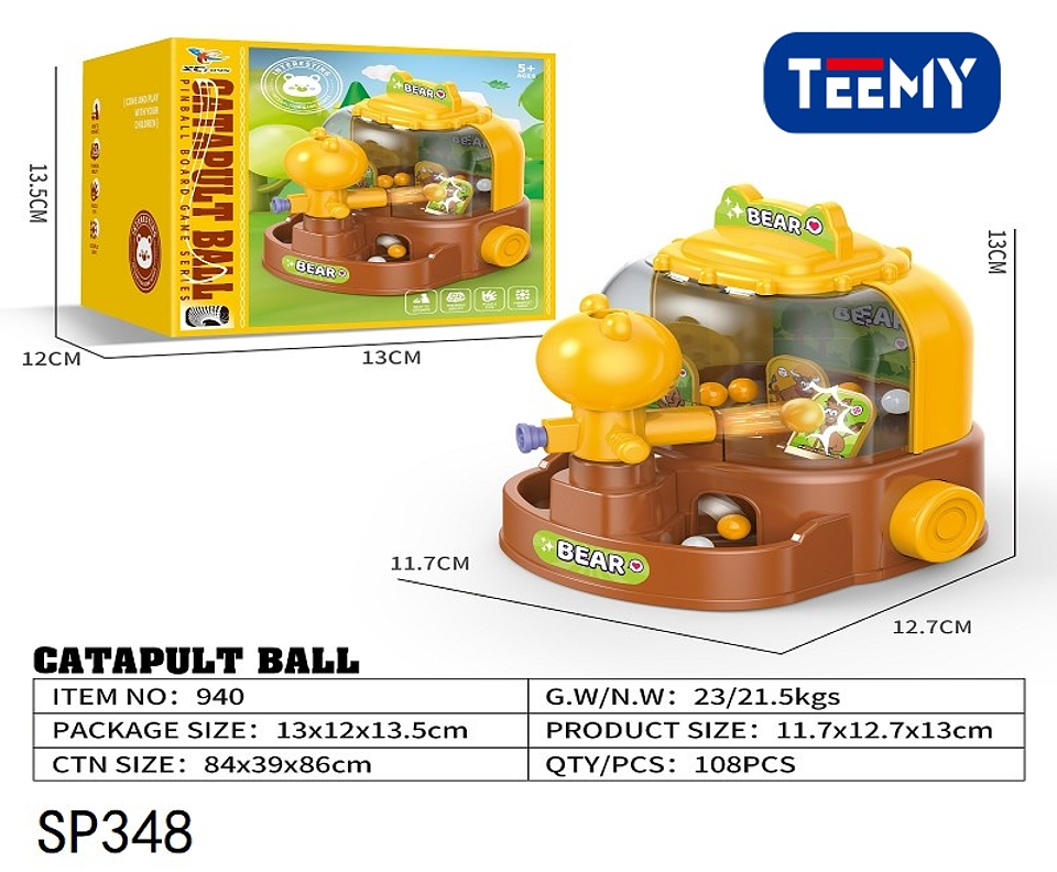 JUEGO CON CATAPULTA , PRECIO PUBLICADO ES AL POR MAYOR Y DEBEN SER 3 UNIDADES DEL MISMO  (SP348) 1