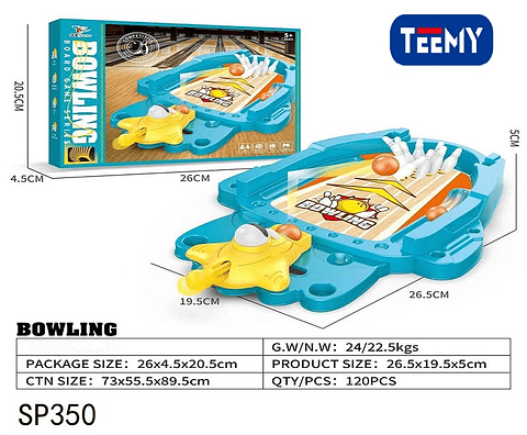 MINI BOWLING  , PRECIO PUBLICADO ES AL POR MAYOR Y DEBEN SER 3 UNIDADES DEL MISMO 