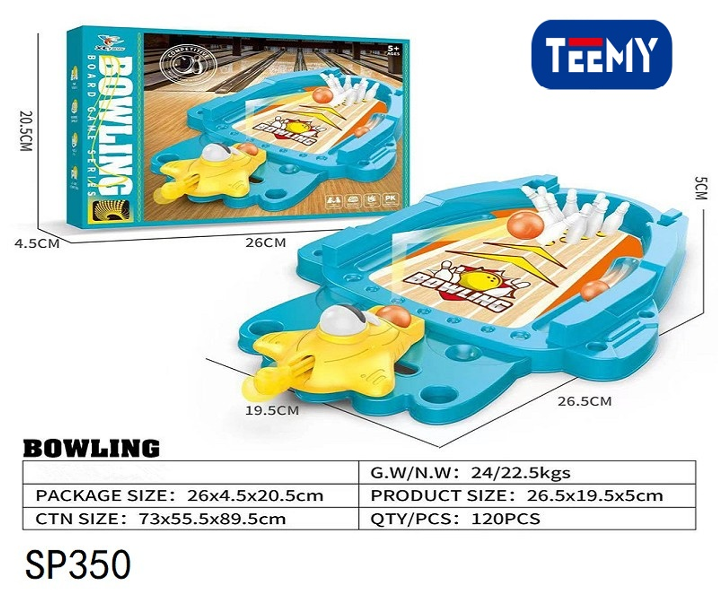 MINI BOWLING  , PRECIO PUBLICADO ES AL POR MAYOR Y DEBEN SER 3 UNIDADES DEL MISMO  (SP350) 1