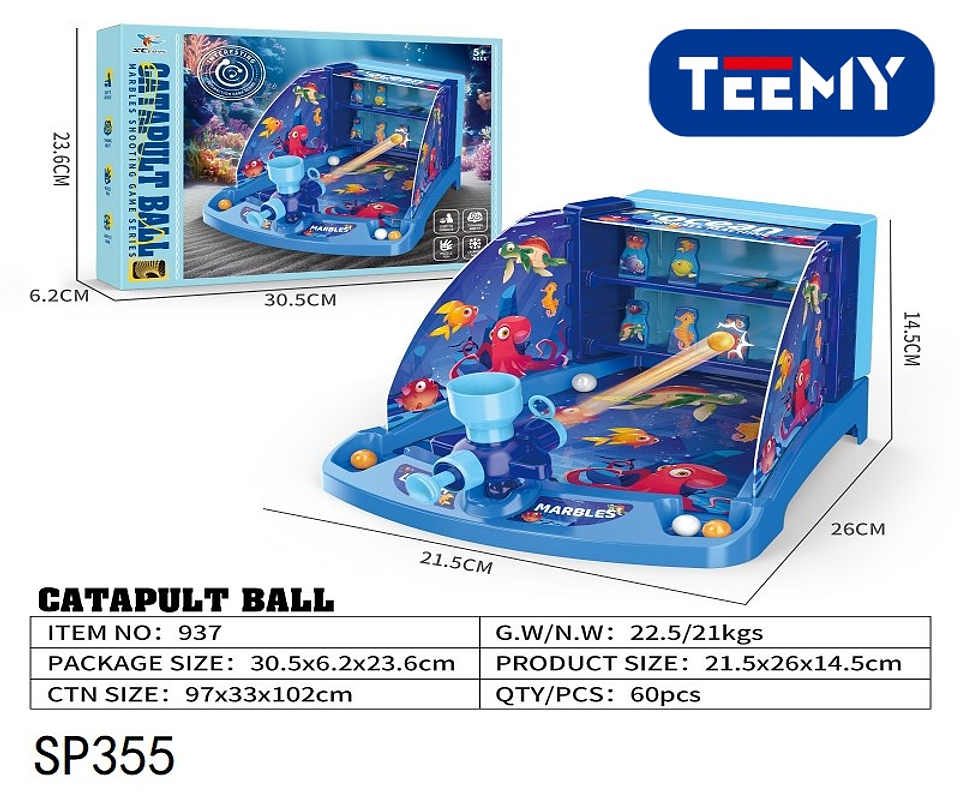 JUEGO CON CATAPULTA , PRECIO PUBLICADO ES AL POR MAYOR Y DEBEN SER 3 UNIDADES DEL MISMO  (SP355) 1