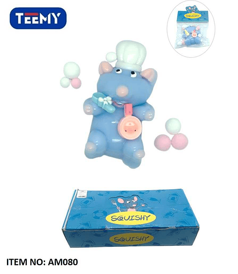 SQUISHY RATON PAQUETE 16 PIEZAS (AM080)