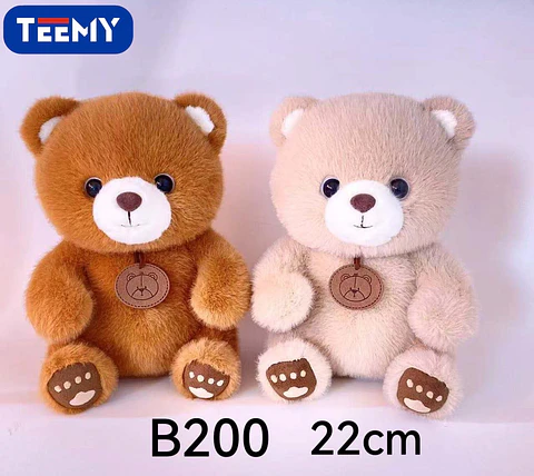 PELUCHE OSO 22 CM  , 3 DEL MISMO POR MAYOR  (B200)