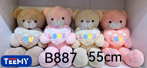 PELUCHE OSO 55 CM  , 3 DEL MISMO POR MAYOR  (B887)
