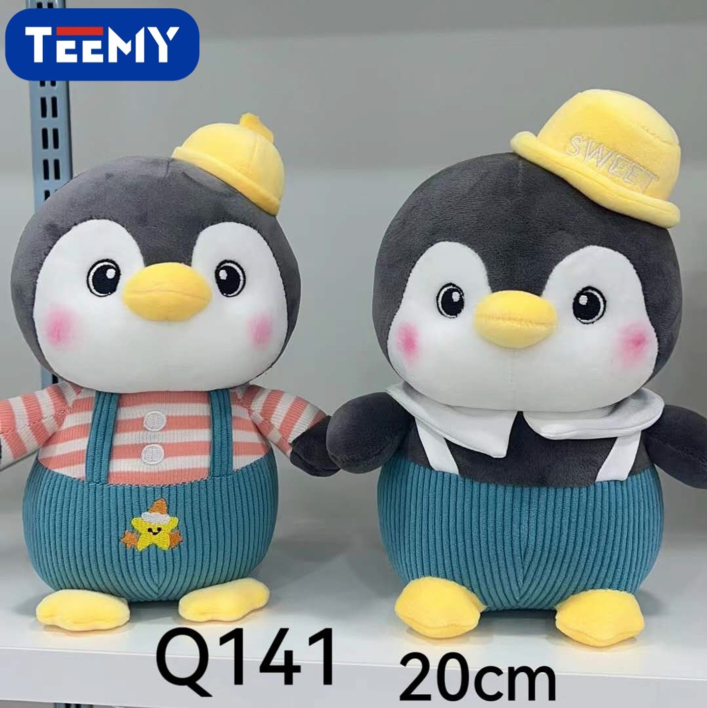 PELUCHE PINGUINO 20 CM , PRECIO PUBLICADO ES AL POR MAYOR Y DEBEN SER 3 UNIDADES DEL MISMO  (Q141) 1