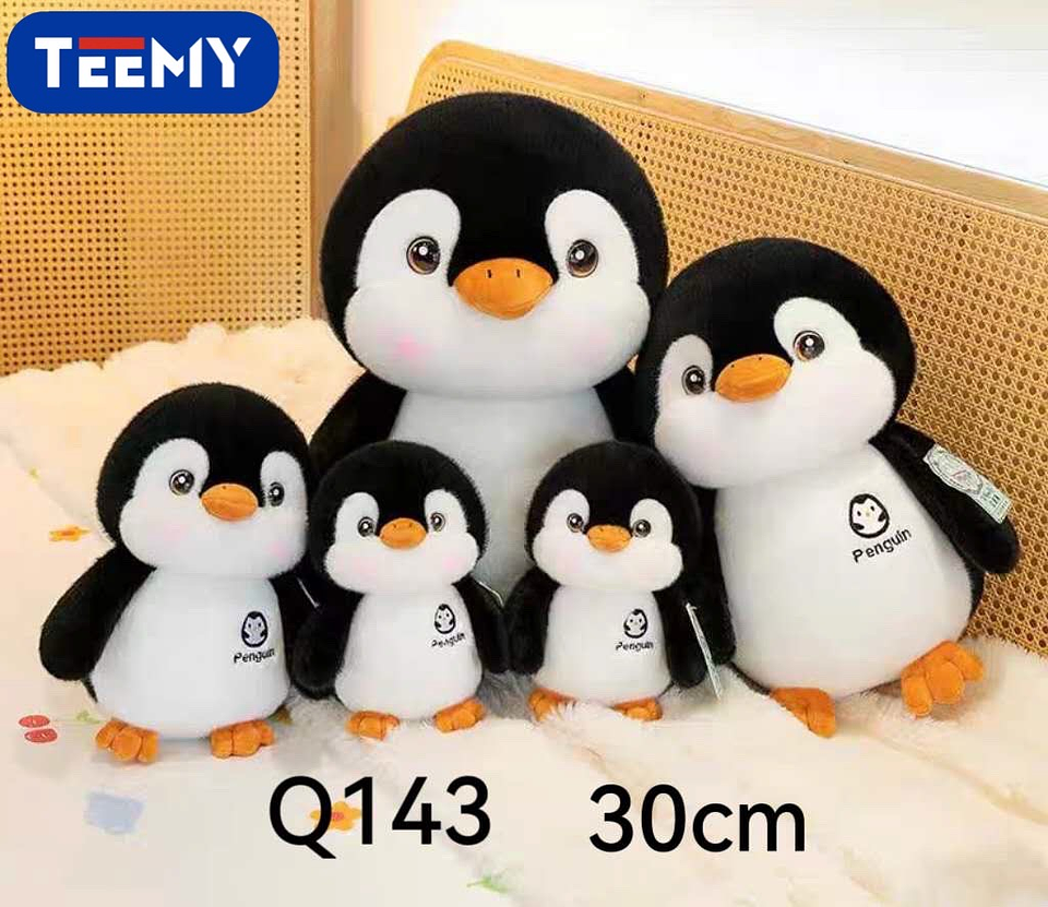 PELUCHE PINGUINO 30 CM , PRECIO PUBLICADO ES AL POR MAYOR Y DEBEN SER 3 UNIDADES DEL MISMO  (Q143) 1