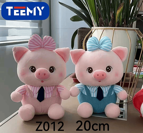 PELUCHE CHANCHO 20 CM , PRECIO PUBLICADO ES AL POR MAYOR Y DEBEN SER 3 UNIDADES DEL MISMO  (Z012)