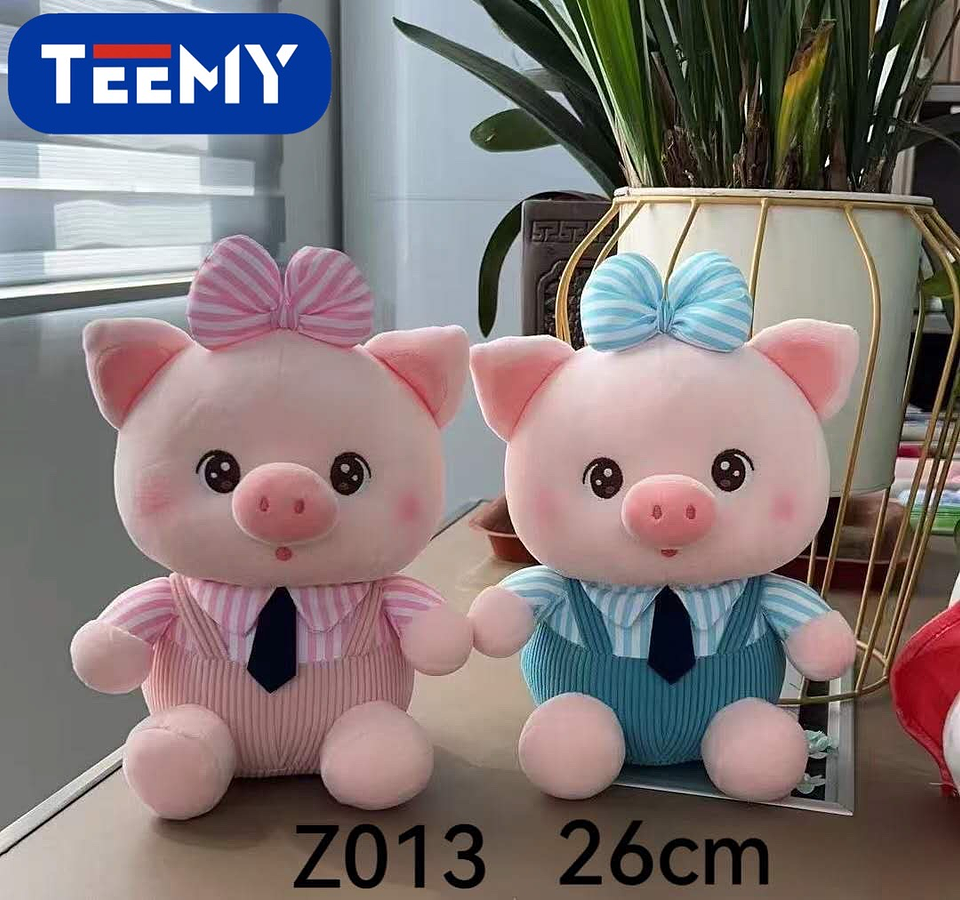 PELUCHE CHANCHO 26 CM , PRECIO PUBLICADO ES AL POR MAYOR Y DEBEN SER 3 UNIDADES DEL MISMO  (Z013) 1