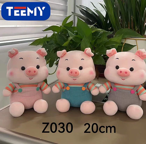 PELUCHE CHANCHO 20 CM , 3 DEL MISMO POR MAYOR  (Z030)