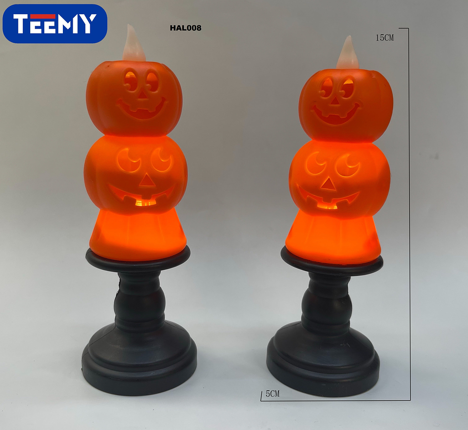 CALABAZA LUMINOSA PAQUETE 12 PIEZAS HALLOWEEN (HAL008) 1