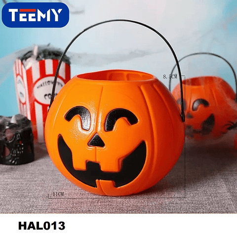 BALDE DE DULCES CALABAZA HALLOWEEN 17CM , PRECIO PUBLICADO ES AL POR MAYOR Y DEBEN SER 3 UNIDADES DEL MISMO  (HAL013)