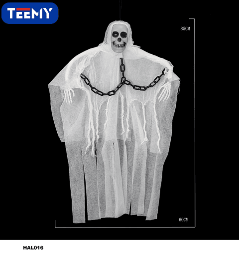 FANTASMA  DECORACION HALLOWEEN , PRECIO PUBLICADO ES AL POR MAYOR Y DEBEN SER 3 UNIDADES DEL MISMO  (HAL016)