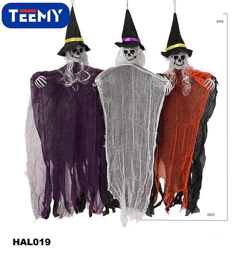 FANTASMA  DECORACION HALLOWEEN , PRECIO PUBLICADO ES AL POR MAYOR Y DEBEN SER 3 UNIDADES DEL MISMO  (HAL019)