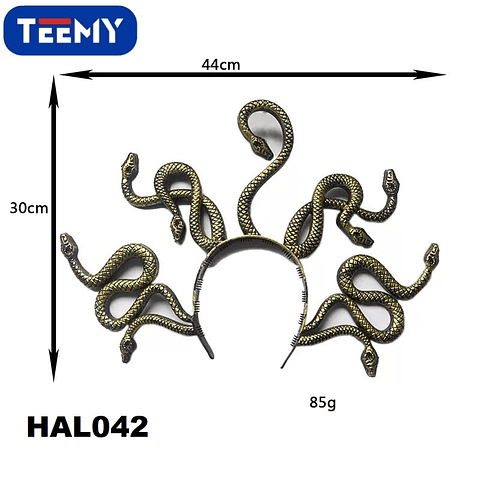 CINTILLO HALLOWEEN SERPIENTES PRECIO PUBLICADO ES AL POR MAYOR Y DEBEN SER 3 UNIDADES DEL MISMO  (HAL042)