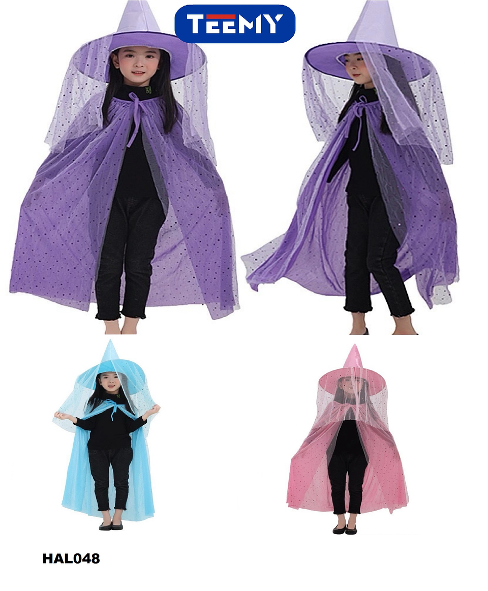 DISFRAZ BRUJITA HALLOWEEN , PRECIO PUBLICADO ES AL POR MAYOR Y DEBEN SER 3 UNIDADES DEL MISMO  (HAL048) 1