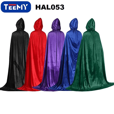 CAPA DE TERCIPELO HALLOWEEN MEDIDA 1.2METROS , PRECIO PUBLICADO ES AL POR MAYOR Y DEBEN SER 3 UNIDADES DEL MISMO  (HAL053)