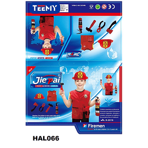 DISFRAZ DE BOMBERO PRECIO PUBLICADO ES AL POR MAYOR Y DEBEN SER 3 UNIDADES DEL MISMO 