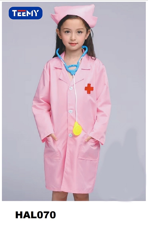 DISFRAZ DE MEDICO PRECIO PUBLICADO ES AL POR MAYOR Y DEBEN SER 3 UNIDADES DEL MISMO  (HAL070)