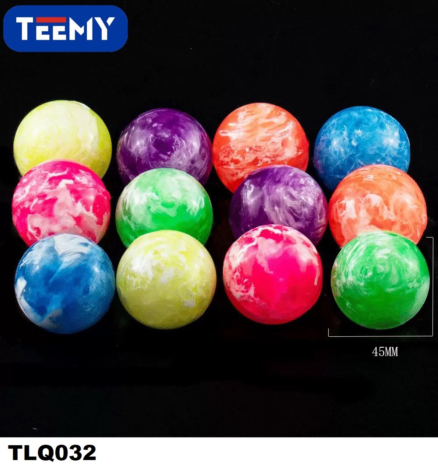 SET PELOTAS SALTARINAS 25 PIEZAS 45MM (TLQ032) 1