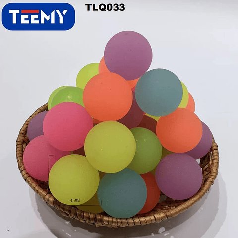 SET PELOTAS SALTARINAS 25 PIEZAS 45MM (TLQ033)