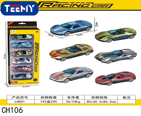 SET DE CARROS, PRECIO PUBLICADO ES AL POR MAYOR Y DEBEN SER 3 UNIDADES DEL MISMO  (CH106)