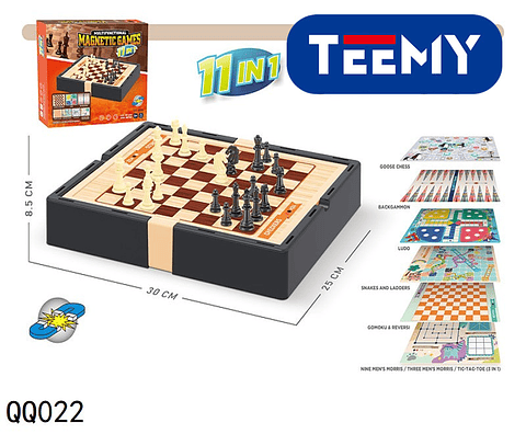 JUEGO DE MESA 11 EN 1  , PRECIO PUBLICADO ES AL POR MAYOR Y DEBEN SER 3 UNIDADES DEL MISMO 