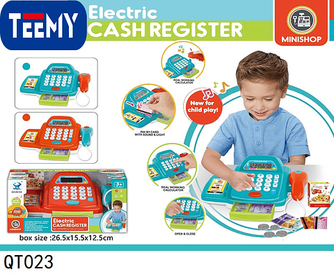 CAJA REGISTRADORA  ,PRECIO PUBLICADO ES AL POR MAYOR Y DEBEN SER 3 UNIDADES DEL MISMO  (QT023)