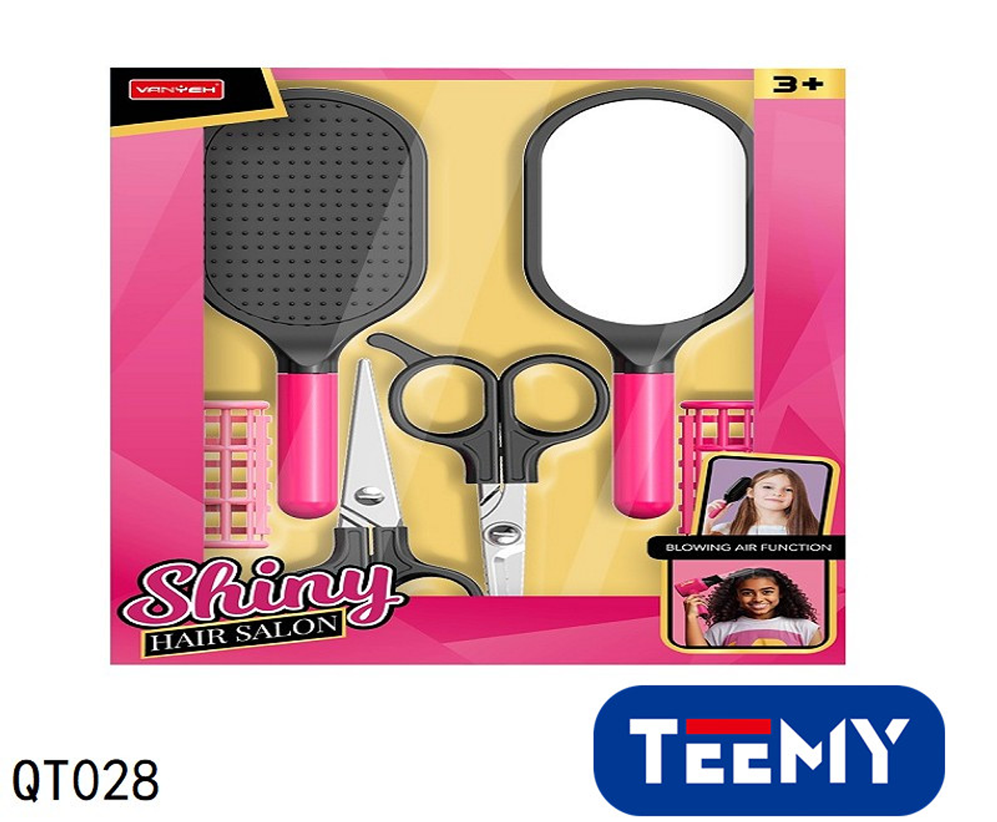 JUEGO DE PELUQUERIA,  PRECIO PUBLICADO ES AL POR MAYOR Y DEBEN SER 3 UNIDADES DEL MISMO  (QT028) 1