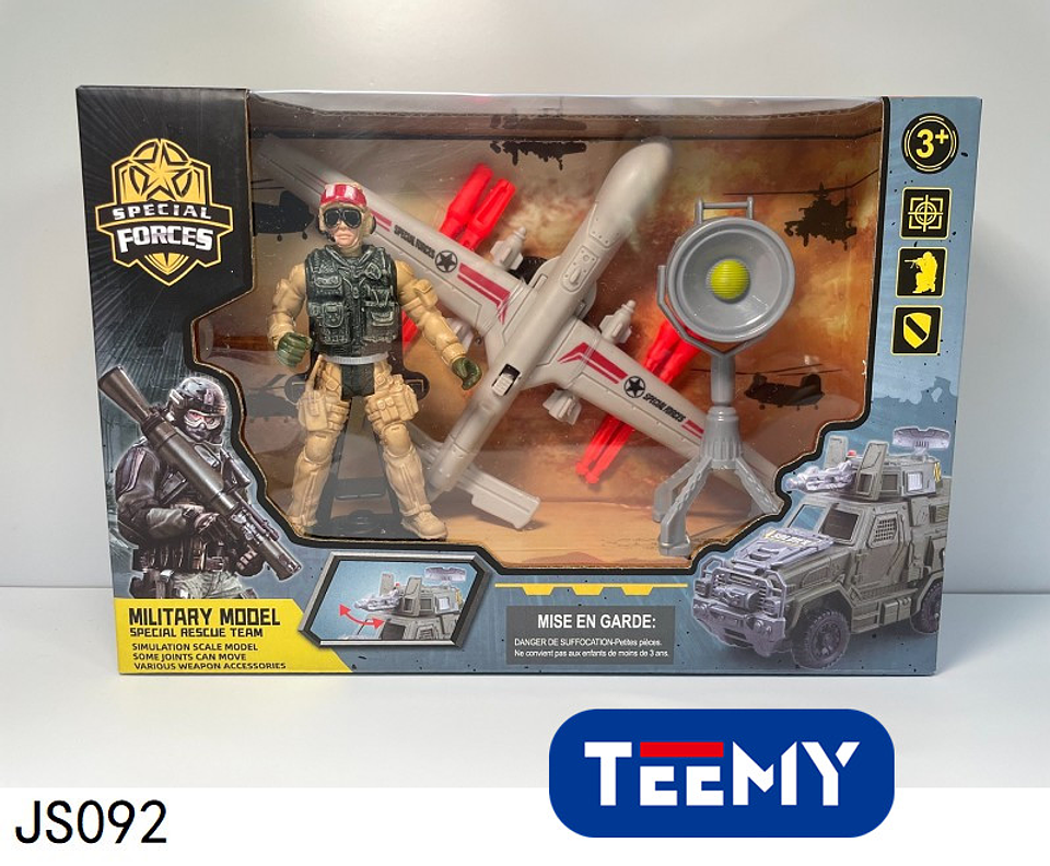 JUGUETE MILITAR CON ACCESORIO, PRECIO PUBLICADO ES AL POR MAYOR Y DEBEN SER 3 UNIDADES DEL MISMO  (JS092) 1