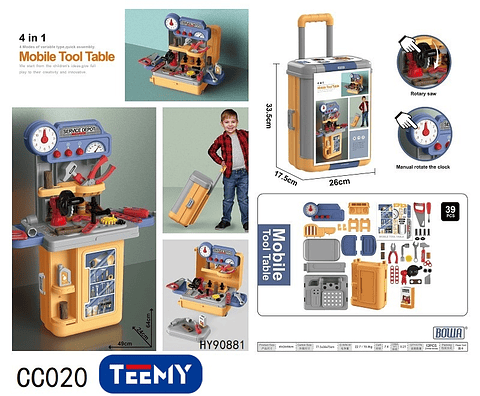 MALETA CON HERRAMIENTAS, PRECIO PUBLICADO ES AL POR MAYOR Y DEBEN SER 3 UNIDADES DEL MISMO  (CC020)