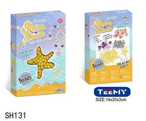 JUEGO DE MANUALIDADES PARA HACER COLLARES , PRECIO PUBLICADO ES AL POR MAYOR Y DEBEN SER 3 UNIDADES DEL MISMO  (SH131)