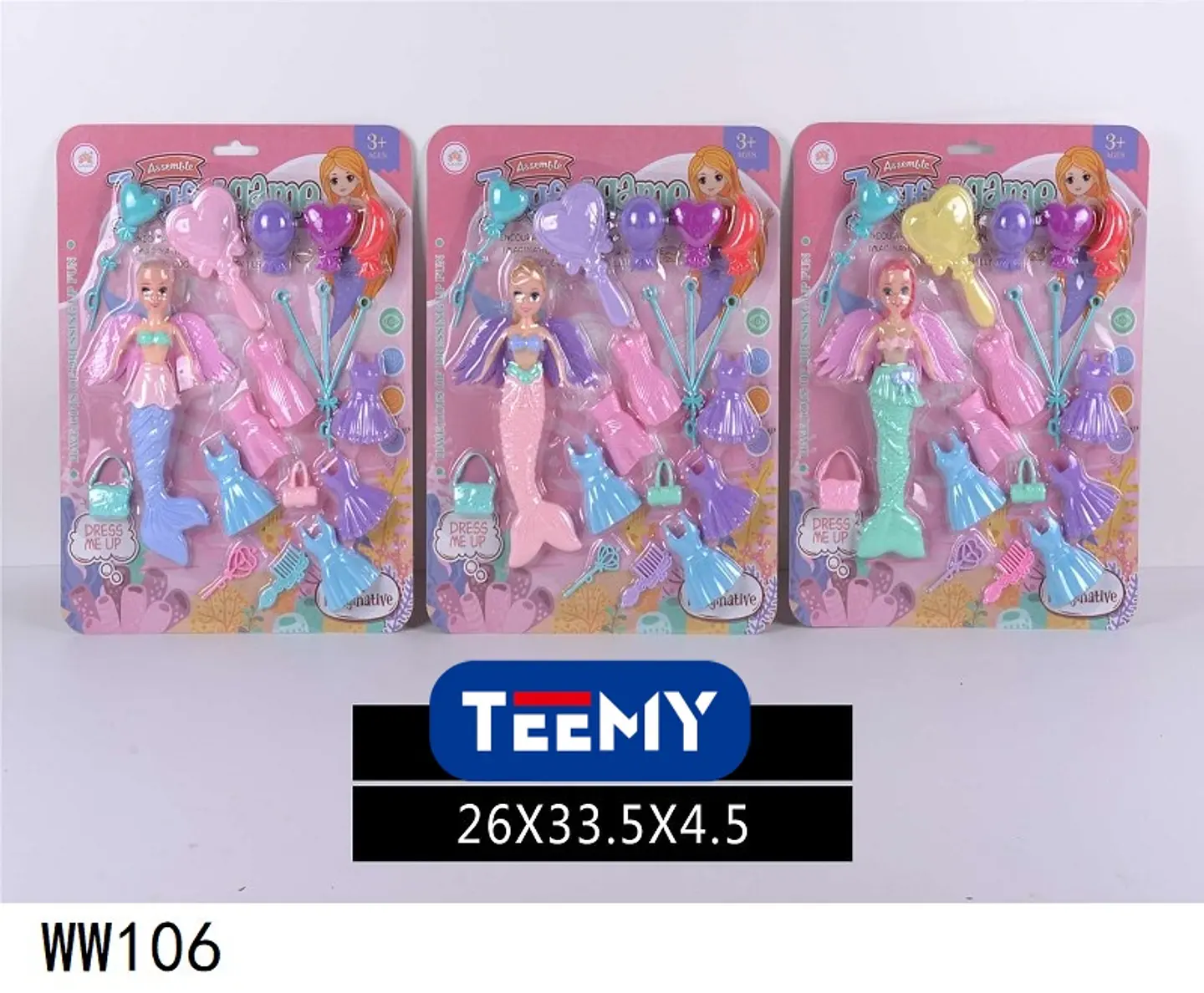 SIRENA JUGUETE , 3 DEL MISMO POR MAYOR  (WW106) 1