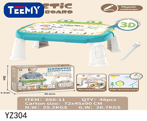 MESA DIDACTICA MAGNETICA, 3 DEL MISMO POR MAYOR  (YZ304)