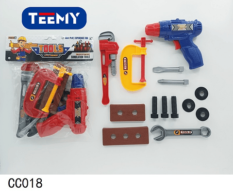 HERRAMIENTAS DE JUGUETE  , PRECIO PUBLICADO ES AL POR MAYOR Y DEBEN SER 3 UNIDADES DEL MISMO  (CC018)