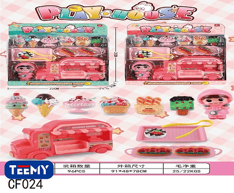 CARRO CON DULCES , PRECIO PUBLICADO ES AL POR MAYOR Y DEBEN SER 3 UNIDADES DEL MISMO  (CF024)