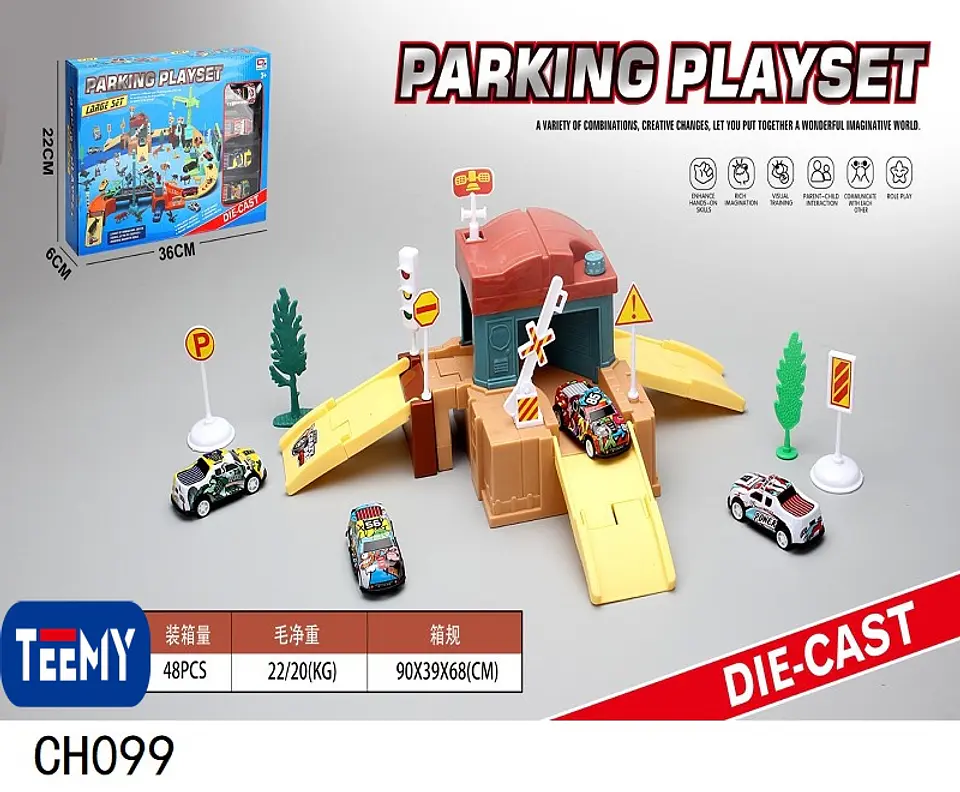 CARROS CON ESTACIONAMIENTO, 3 DEL MISMO POR MAYOR  (CH099) 1