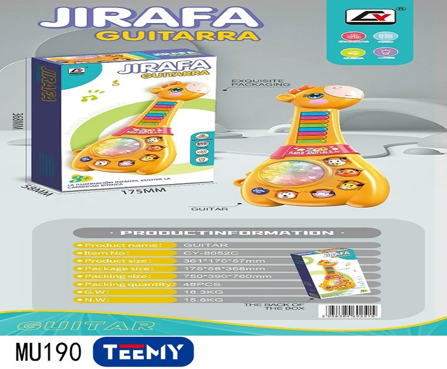 JUGUETE MUSICAL , 3 DEL MISMO POR MAYOR  (MU190) 1