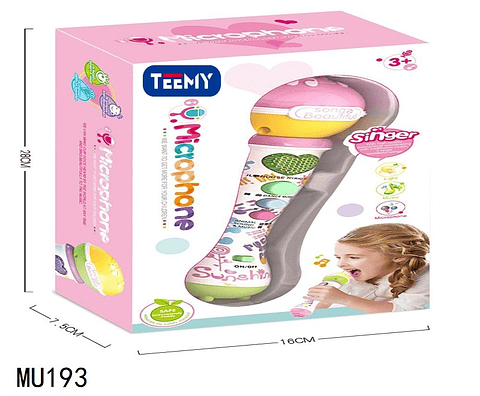 MICROFONO KARAOKE  , PRECIO PUBLICADO ES AL POR MAYOR Y DEBEN SER 3 UNIDADES DEL MISMO  (MU193)