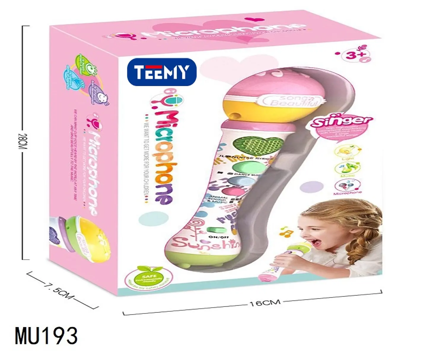 MICROFONO KARAOKE  , 3 DEL MISMO POR MAYOR  (MU193) 1