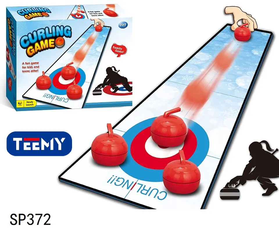 JUEGO DE CURLING , 3 DEL MISMO POR MAYOR  (SP372) 1