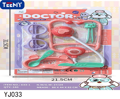 JUEGO DE DOCTOR , PRECIO PUBLICADO ES AL POR MAYOR Y DEBEN SER 3 UNIDADES DEL MISMO  (YJ033)