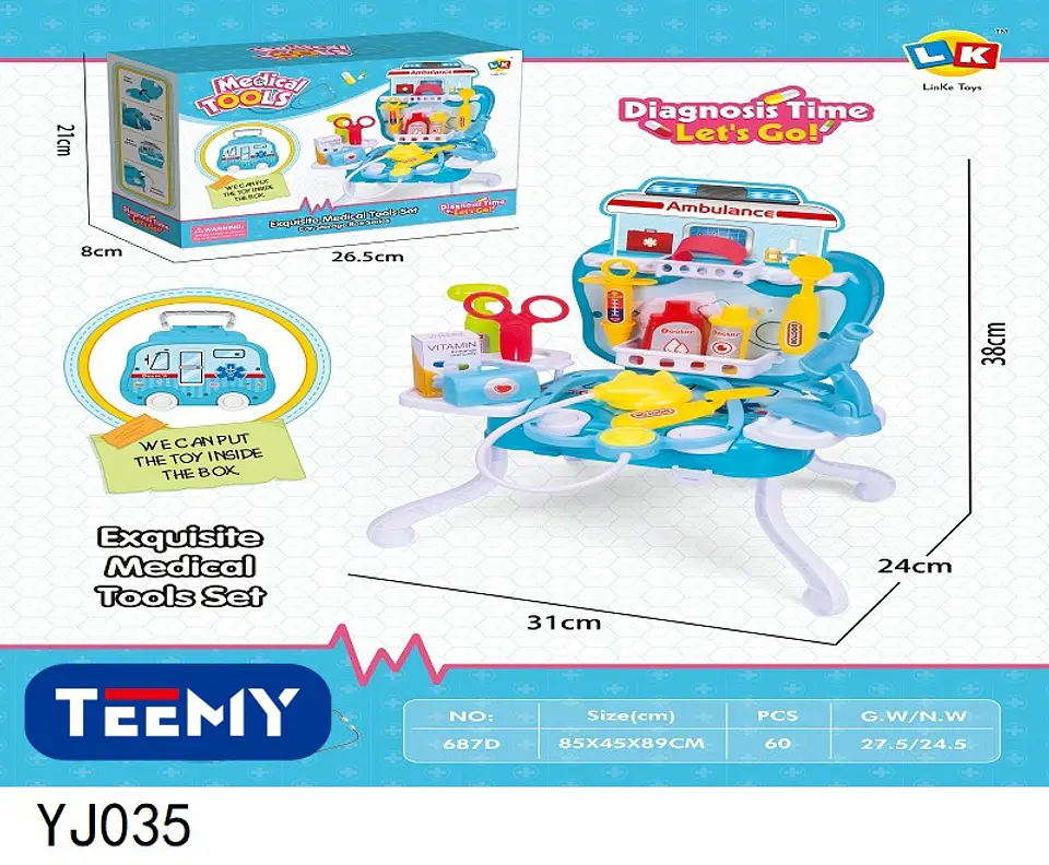 JUEGO DE DOCTOR , 3 DEL MISMO POR MAYOR  (YJ035) 1